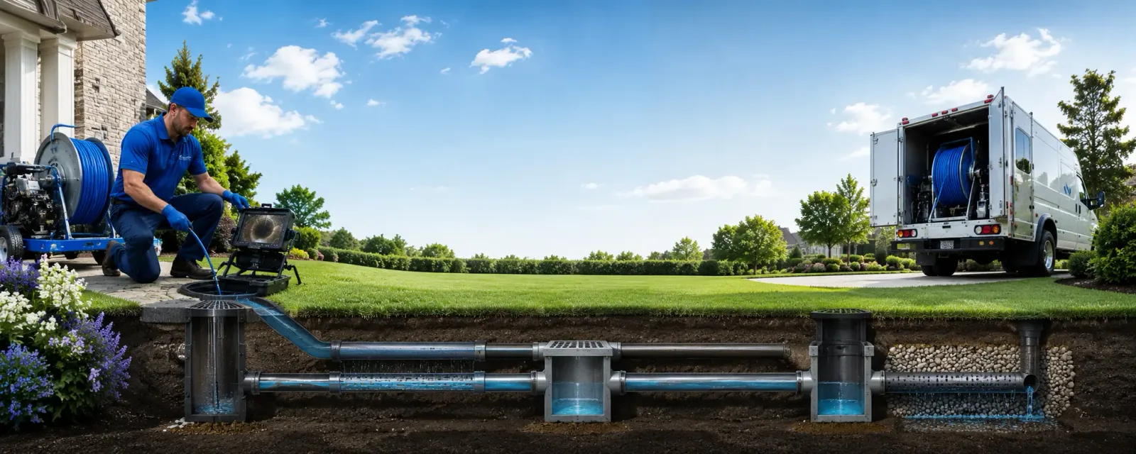 Outdoor drain cleaning information for Brush Valley, PA